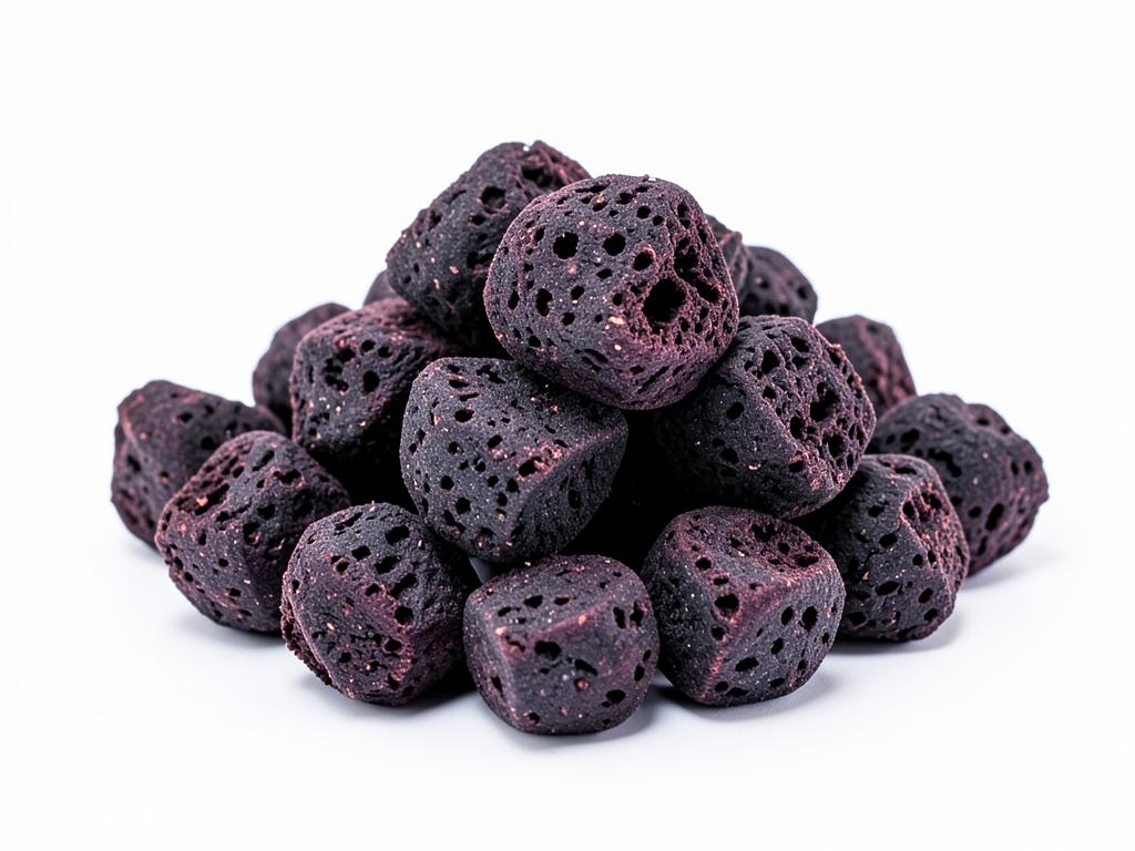 Black Jamun — Freeze-Dried Fruit Cubes & Slices